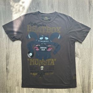 Zara Men's Wack Collection Graphic T-Shirt in Dark Gray